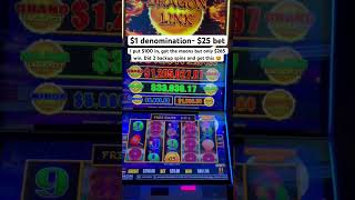 slots gambling casino lasvegas mgmgrand highlimit dragonlink autumnmoon freespins handpay [upl. by Ettolrahs544]