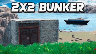 2X2 BUNKER In Rust 2023  Rust Building Tutorial 2024 [upl. by Eronel251]