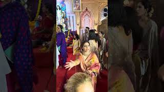 Kajol Celebrates Durga Puja  Festive Spirit amp Devotion kajol bollywood [upl. by Anelaf905]