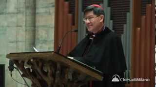 26 febbraio 2014  il cardinale Tagle in Duomo con i sacerdoti ambrosiani [upl. by Prospero]