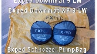 EXPED Downmat 9 LW amp XP 9 LW [upl. by Amabelle]