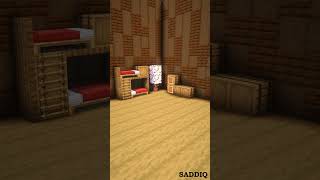 Easy Interior ideas  HOW to build  Building ideas  Minecraft Timelapse saddiqideas [upl. by Oiuqise]