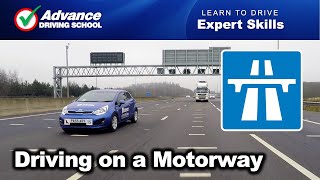 Driving on a Motorway  Learn to drive Expert skills [upl. by Lubbock]