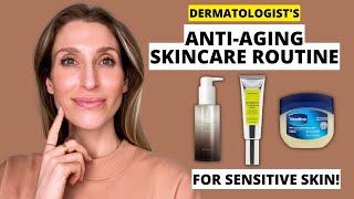 Dermatologists Affordable AntiAging Skincare Routine for Sensitive Skin  Dr Sam Ellis [upl. by Athal]