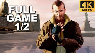 Grand Theft Auto IV Full Game Walkthrough with 4K Graphics Mod  60fps No Commentary Part 12 [upl. by Irb]