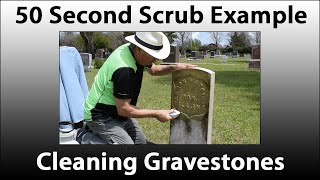 50 Second Gravestone Cleaning [upl. by Midian846]