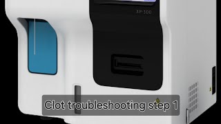 Sysmex XP300  clot troubleshooting step 1 [upl. by Swee]