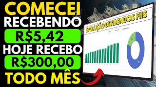 EVOLUÇÃO DOS MEUS DIVIDENDOSPROVENTOS EM FUNDOS IMOBILIÁRIOS EM 1 ANO E 9 MESES INVESTINDO✅ [upl. by Sothena]