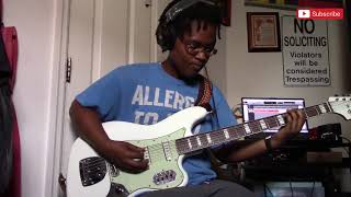 Squier Vintage Modified Bass VI Demo NO TALKING [upl. by Melentha]