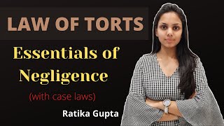 Essentials of Negligence Law of Torts [upl. by Orenid]