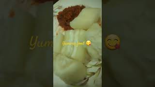 Cassava with lunu miris yummy food 😋 [upl. by Anelem]