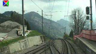 Führerstandsmitfahrt auf der VitznauRigiBahn von Rigi Kulm nach Vitznau [upl. by Patton]