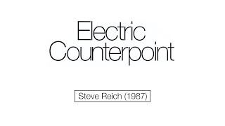 Reich Electric Counterpoint SCORE [upl. by Wichman72]