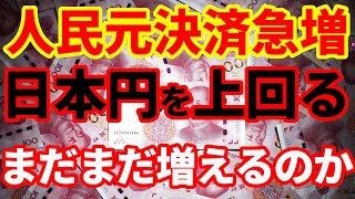 【為替】人民元決済が急増！日本円を上回り世界4位に！今後の国際金融市場の見通しについて [upl. by Silecara]