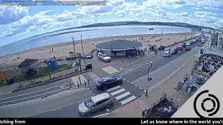 Exmouth seafront is looking busy as people enjoy the nice half term weather [upl. by Hashum]