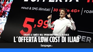 La super offerta di Iliad 599 euro al mese per 30 GB minuti e SMS illimitati [upl. by Vories590]