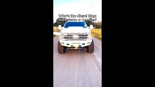 Powerstroke vs Cummins shorts [upl. by Gerry167]