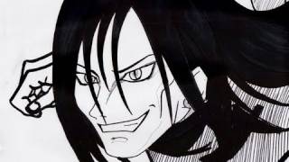 No211 HOW TO DRAW OROCHIMARU 大蛇丸 [upl. by Corso]