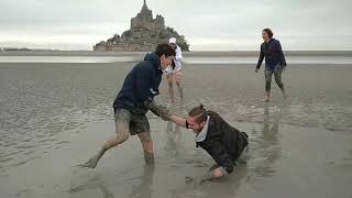 Sables Mouvants baie du Mont Saint Michel [upl. by Nysilla]