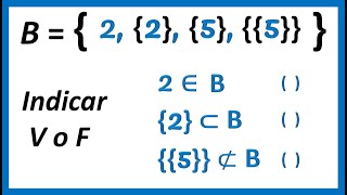 PERTENENCIA E INCLUSION DE CONJUNTOS [upl. by Adiene]
