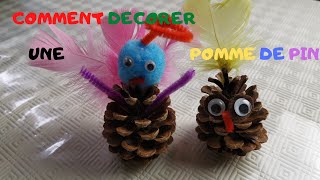 COMMENT DECORER UNE POMME DE PIN [upl. by Anined]