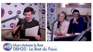 Le Bret Du Faux sur RFM  Lundi 9 Janvier 2017 [upl. by Anairol659]