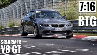 SCHIRMER BMW E92 M3  716 BTG  Nürburgring Nordschleife  Alex Hardt [upl. by Westmoreland]