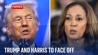 US election Donald Trump and Kamala Harris prepare for first presidential debate [upl. by Asirb]