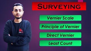 Vernier Scale in Surveying  Direct Vernier  Civil Engineering [upl. by Rellim]