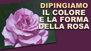 Metodo per dipingere la struttura dei petali di una rosa [upl. by Heppman]