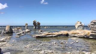 Raukar  The Limestone Sea Stacks of Gotland [upl. by Howard]