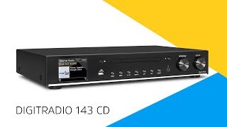 DIGITRADIO 143 CD  HiFiKomponente für DAB Empfang Streamingfunktionen CDPlayer  TechniSat [upl. by Lennahc630]