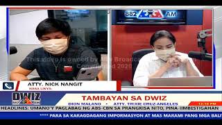 MAY 12 2020  TAMBAYAN SA DWIZ [upl. by Danyelle102]