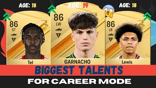 EA FC 24 BEST YOUNG PLAYERS IN CAREER MODE  Any Budget 💸 [upl. by Etnoel]