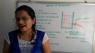 Problem on orifice Fluid mechanics [upl. by Nwadahs]