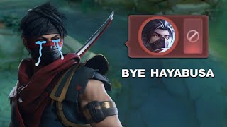 I DECIDED QUIT PLAYING HAYABUSA bye hayabusa [upl. by Jelle896]