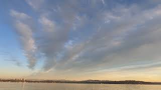 Time Lapse Sunset Seattle with View of Mt Rainier [upl. by Robyn]