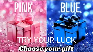 choose your gift box challenge pink💝 vs blue💙Good👍or Bad👎🤔🤔viraltrending [upl. by Holey]