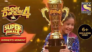 Florina बनी SD4 की Winner  Super Dancer Chapter 4  Winners Moment [upl. by Kauslick]