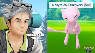 Catching mew in 2024 Mews Nostalgic storyline in Pokemon GO Walkthrough [upl. by Malcolm]