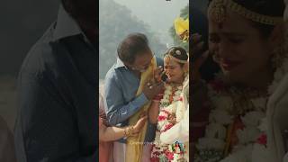 Actor Arun Pandi with daughter Ramya Pandian wedding celebration cute lovely family emotional video💖 [upl. by Enaitsirk]