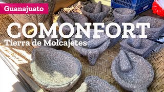 Comonfort Pueblo Mágico de Guanajuato molcajetes tortilla ceremonial y fábrica de Soria [upl. by Yarod]