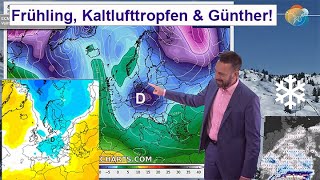 Frühling Kaltlufttropfen amp Günther Und was ist mit Schnee Wettervorhersage 0110032024 [upl. by Vale]