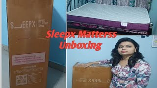 SleepX Ortho Memory Foam Matteress Unboxing and Review [upl. by Einahpats115]