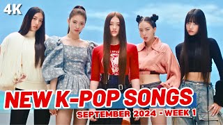 NEW KPOP SONGS  SEPTEMBER 2024 WEEK 1 [upl. by Phira]