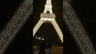 eiffel tower light show 4k youtubeshorts eiffeltower shorts like [upl. by Urbani]