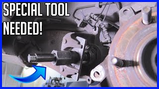 How to Retract a Rear Brake Piston in Caliper  Both Types Covered [upl. by Oliva269]