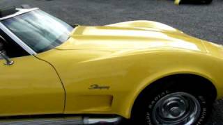 1974 Yellow Corvette L82 4spd For Sale [upl. by Fillbert]