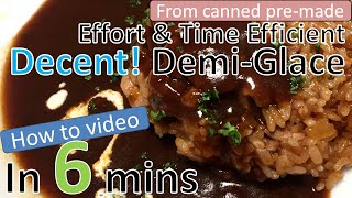 Japanese Recipe  How to make Demi Glace sauce for omurice DemiGlace Sauce easy recipe [upl. by Brandie299]