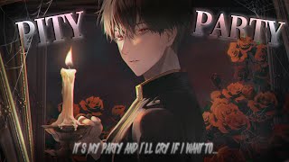 Nightcore ↬ Pity Party MALE ROCK VERSION  sped up [upl. by Nnelg178]